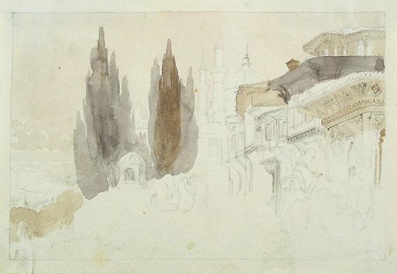 Cesare Biseo, middle eastern town